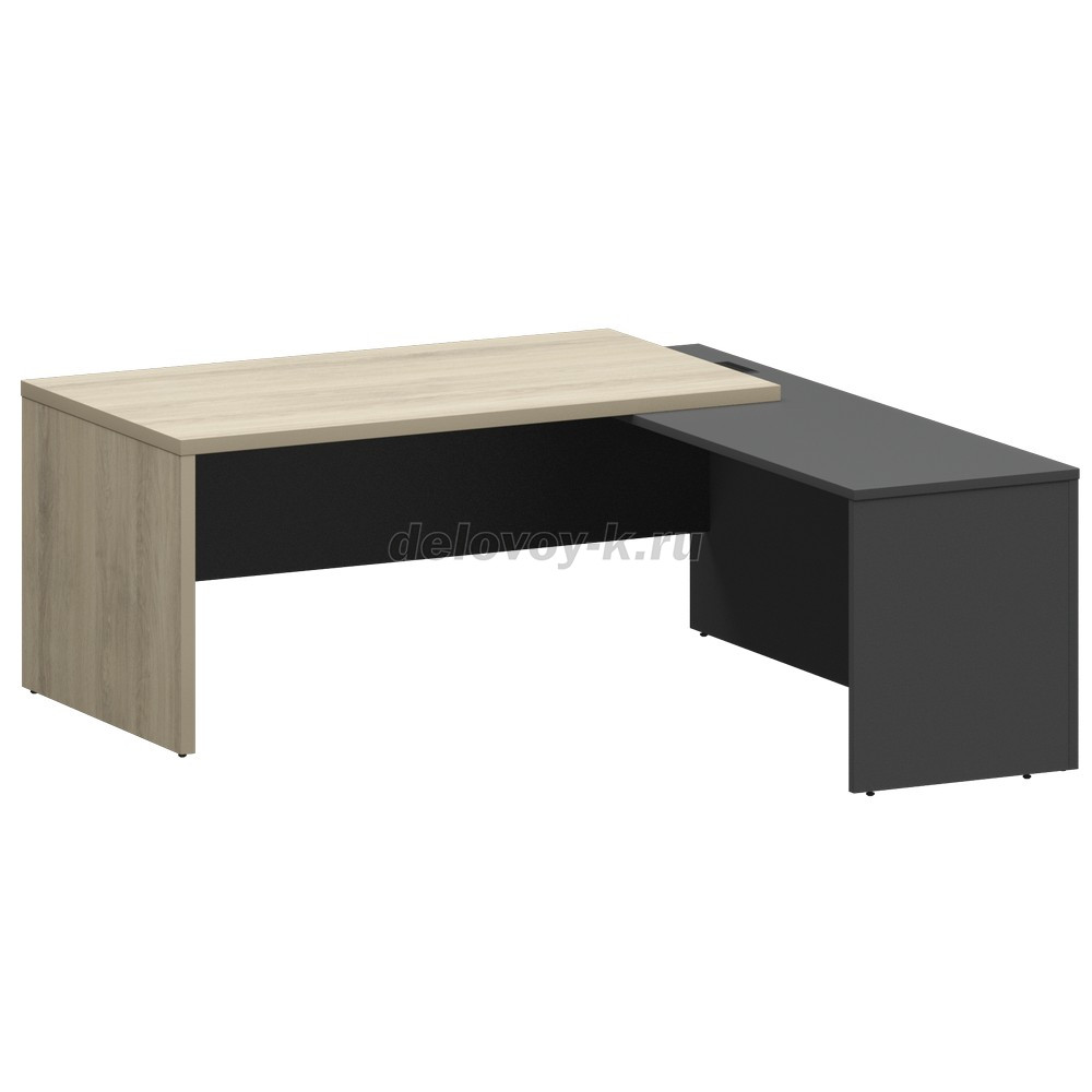 КZР-18 R Стол руководителя с приставкой правый 1800х2000х750 фото