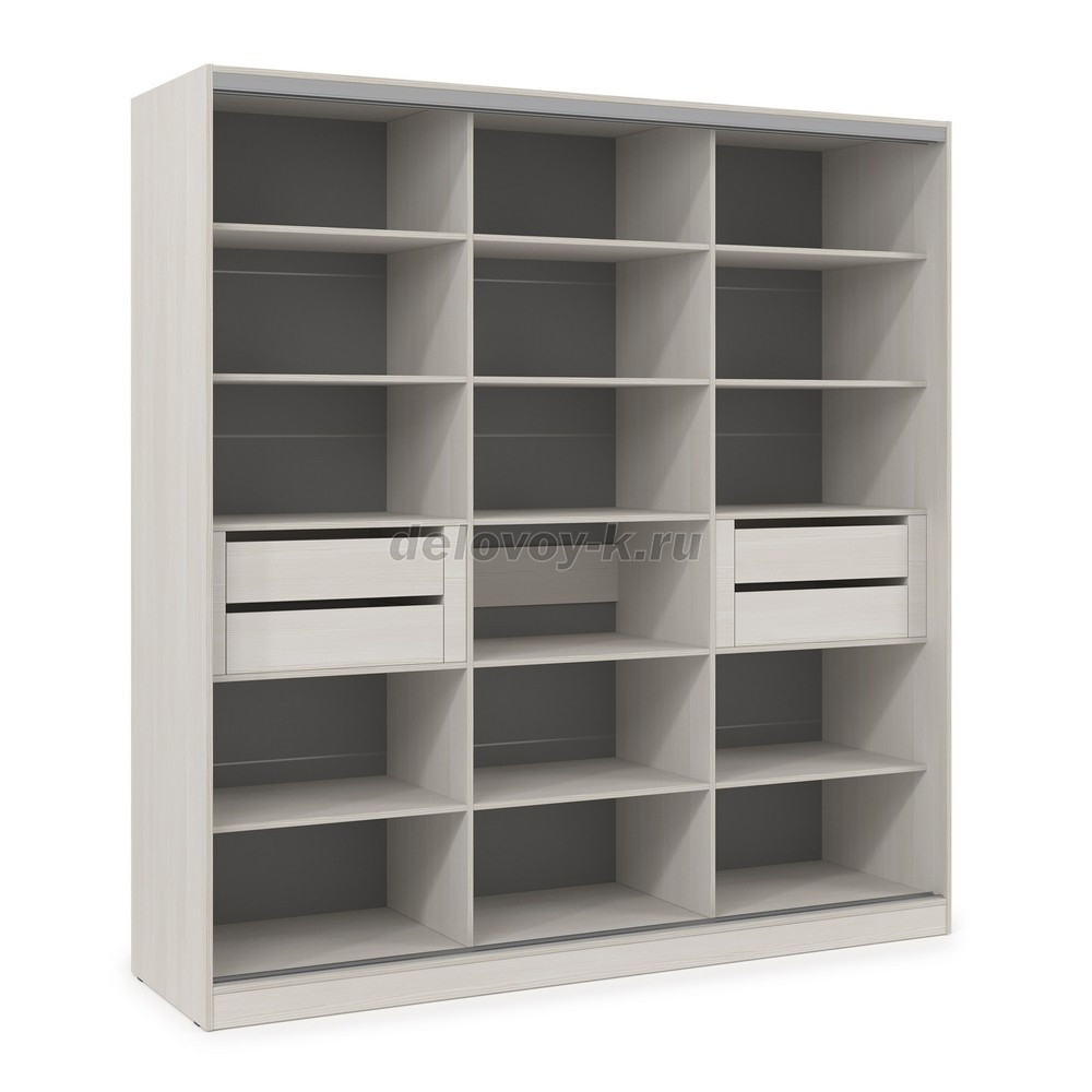 ШКЗЗЗ.24.9 Шкаф-купе 3-дверный Comfort (2398*600*2201) 3 зеркальные двери фото