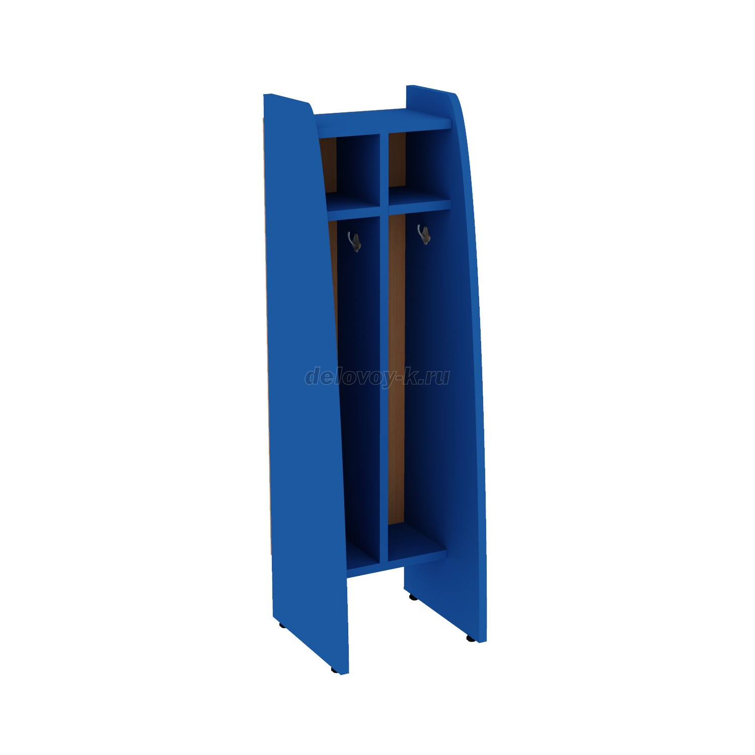 Шкаф для полотенец напольный двухсекционный ШДП-10 290*160*800 фото