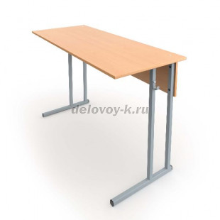 Стол ученический лабораторный без бортиков рис1