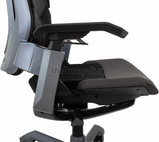 Кресло игровое KNIGHT AERO крестовина пластик серебро рис2