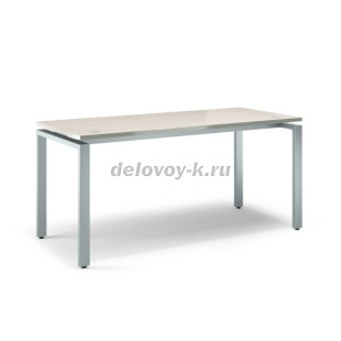 Стол письменный прямой на металлокаркасе V-1.2.1СМ 1600*700*750мм рис1