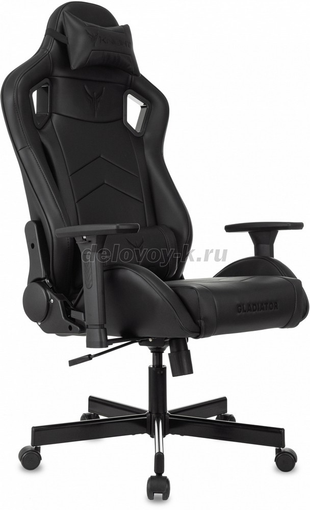Кресло игровое KNIGHT GLADIATOR экокожа, крестовина металл фото 1