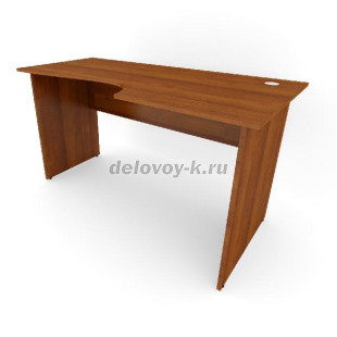 Стол письменный угловой правый ДУ-0.14 пр 1400*700/600*750 рис1