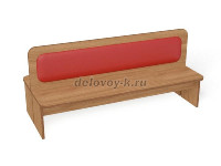 Банкетка двухсторонняя (каркас бук, голубой (ая), 1200*560*550) рис1