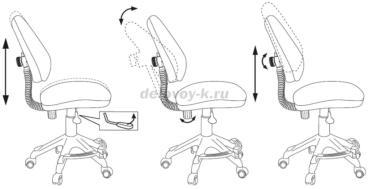 Кресло детское Бюрократ KD-4-F фото 2