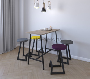 AL 304 Барный стул Корс-75 софт (380*445*750) рис2