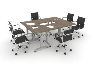 Стол радиусный складной мобильный Mobile system СМ-5.1 1400*650*757 рис5