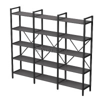 10СТ.101 Стеллаж тройной (2320-400-2000)_graphit_Черный_1500 рис1