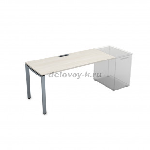 СДТ-П.994 Стол рабочий прямолинейный приставной (1600*900*750) рис3