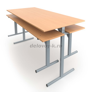 Стол обеденный под скамью 120х60 ЛДСП 1200*600*760 рис3