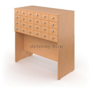 Картотека библиотечная 1050*480*1150 мм рис1