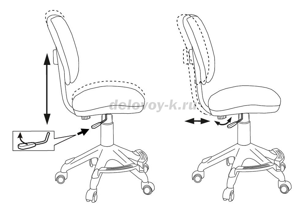 Кресло детское Бюрократ CH-W204/F фото 2