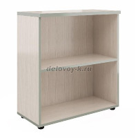 07 Vita V-2.0 Стеллаж  низкий широкий 777х387х830 Сосна Карелия_1000 рис1