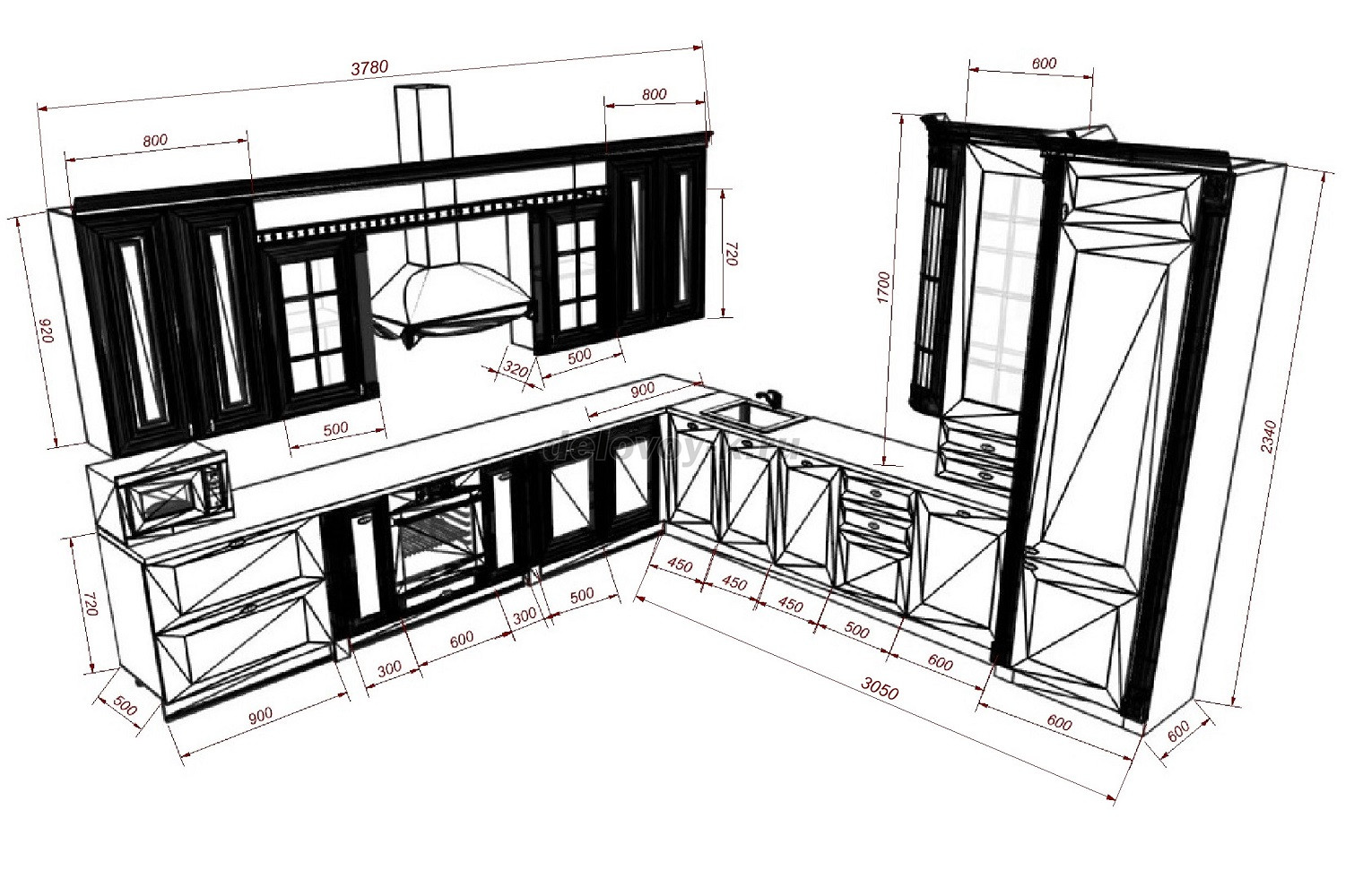 Кухонный гарнитур АМЕЛИЯ фото 2