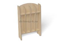 Шкаф для пол. напольный Волна 4-х секционный, 670*260*1050 (каркас дуб) рис1