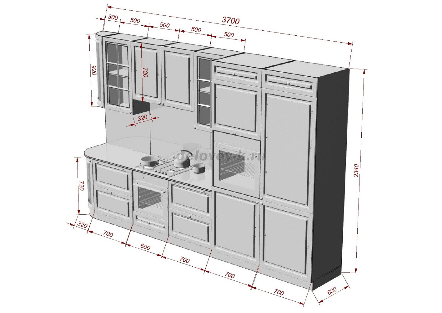 Кухонный гарнитур КАССАНДРА фото 5