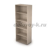 4Ш.005 Шкаф стеллаж высокий (798-430-2112) шамони светлый