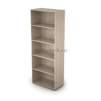 4Ш.005 Шкаф стеллаж высокий (798-430-2112) шамони светлый рис1