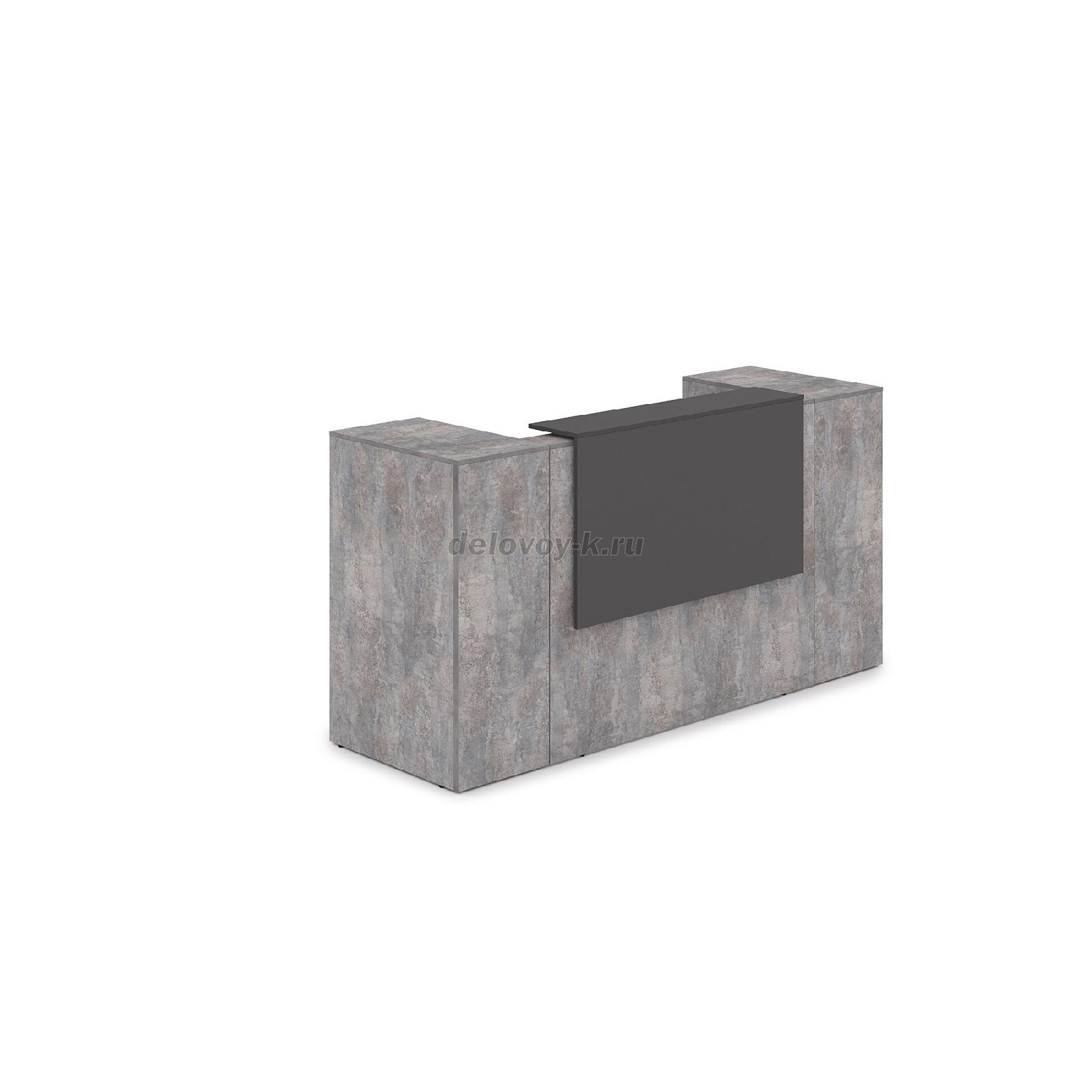 1КРТ-ДС.005.1 Комплект Ресепшн с фартуком ЛДСП 3632*763*1161 с подсветкой фото