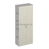 К.436 Двери деревянные высокие (2 шт.) 400-1930-18_Орех французский рис1