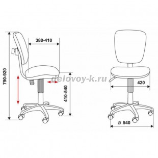 Кресло детское Бюрократ CH-204NX рис2