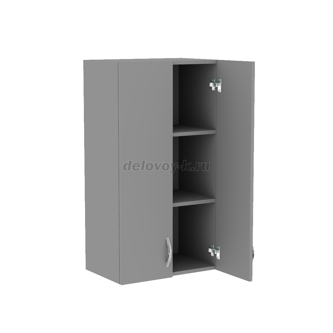 Шкаф навесной с двумя распашными дверями (2 полки) 920 500*320*920 фото 1