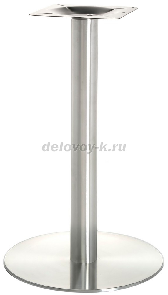 Подстолье из полированной нержавеющей стали матовое 1001EM  (сроки поставки уточняйте у менеджеров) фото 1