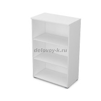 9Ш.017 Стеллаж средний (800-450-1245) белый премиум рис1