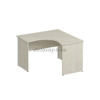 К.126 Стол эргономичный правый 1200-750-1200_Орех французский рис1