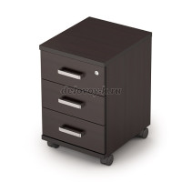 6ТЗ.004 Тумба подкатная с замком (394-454-595) Венге рис3