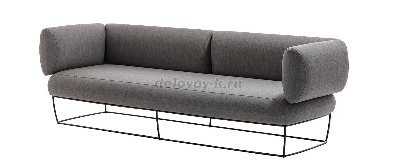 Диван 3-местный с подлокотниками Деми А-17/12  2190*780*730 фото 1