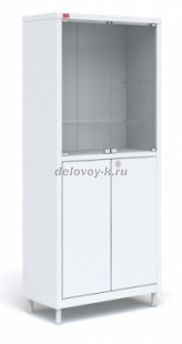 Шкаф металлический медицинский для хранения медикаментов М2 175.80.40 C  800*400*1750мм рис1