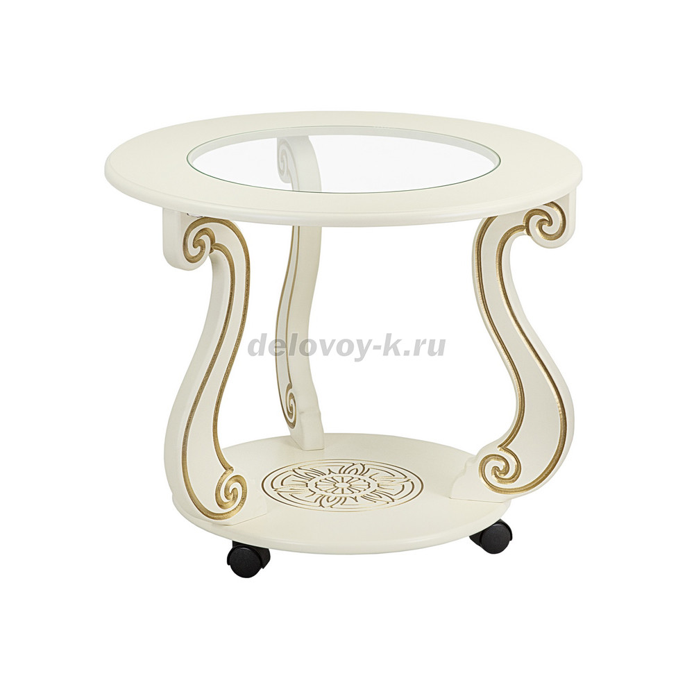 Стол журнальный Грация С на колесах фото