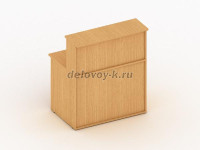 1041.09/л - Стойка прямая (левая) 1000х770х1200 венге (столешница - ЛДСП 22 венге, кромка ПВХ 2 мм с рис1