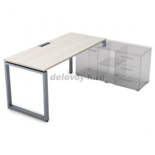 СТП-О.994 Стол рабочий прямолинейный, три опоры - правый (1600*900*750) рис3