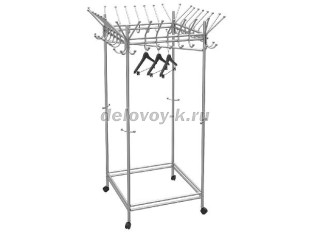 Вешалка напольная на колесах Пико 23 рис1