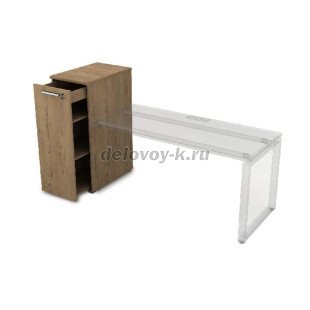 9Т.019 Тумба с выкатной секцией высокая (450*800*1150) рис1