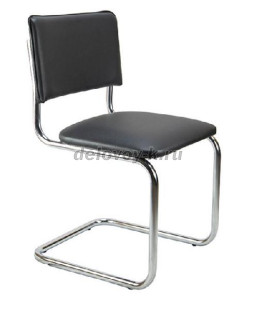 Стул Сильвия RIVA CHAIR 02S экокожа хром (гальваника) рис1