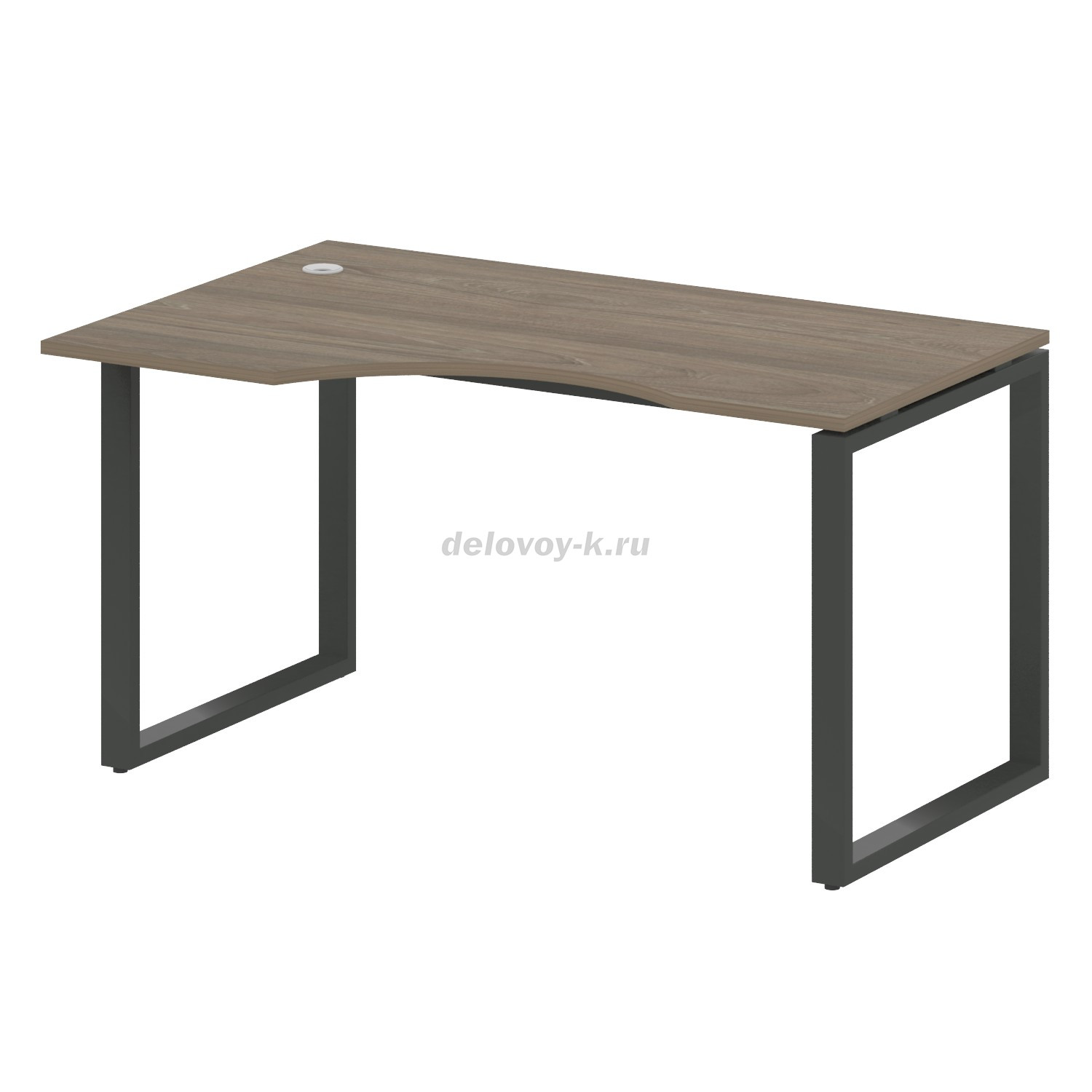 Стол криволинейный левый на О-образном м/к 1400*900*750  БО.СА-2 Л фото