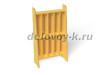 Шкаф для полотенец 2-х ярусный 5-ти секционный, 700*300*1250 (разноцветный (ая), Желтый)