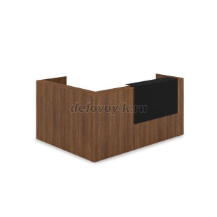 1КР-КЛ.102.1 Комплект Ресепшн с фартуком HPL 2344*1765*1149 с подсветкой рис1