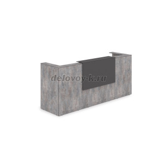 1КР-КЛ.201 Комплект Ресепшн с фартуком HPL 2654*749*1149 без подсветки рис3