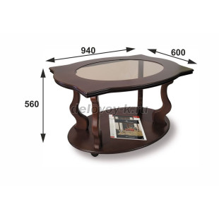 Стол журнальный Берже 3С рис3