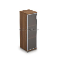 6П.015.4Л Пенал для документов средний со стеклом (400*450*1348), левый рис1