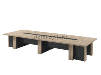 Стол переговоров на 10 человек. Под заказ, без центральной вставки рис1