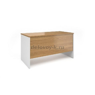 Стол прямой AL-1.1  1380*680*750мм (Дуб Наварра/Белый) рис1