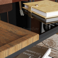 Стол журнальный Трисс дуб американский черная лакобель черный_f_1000 рис2