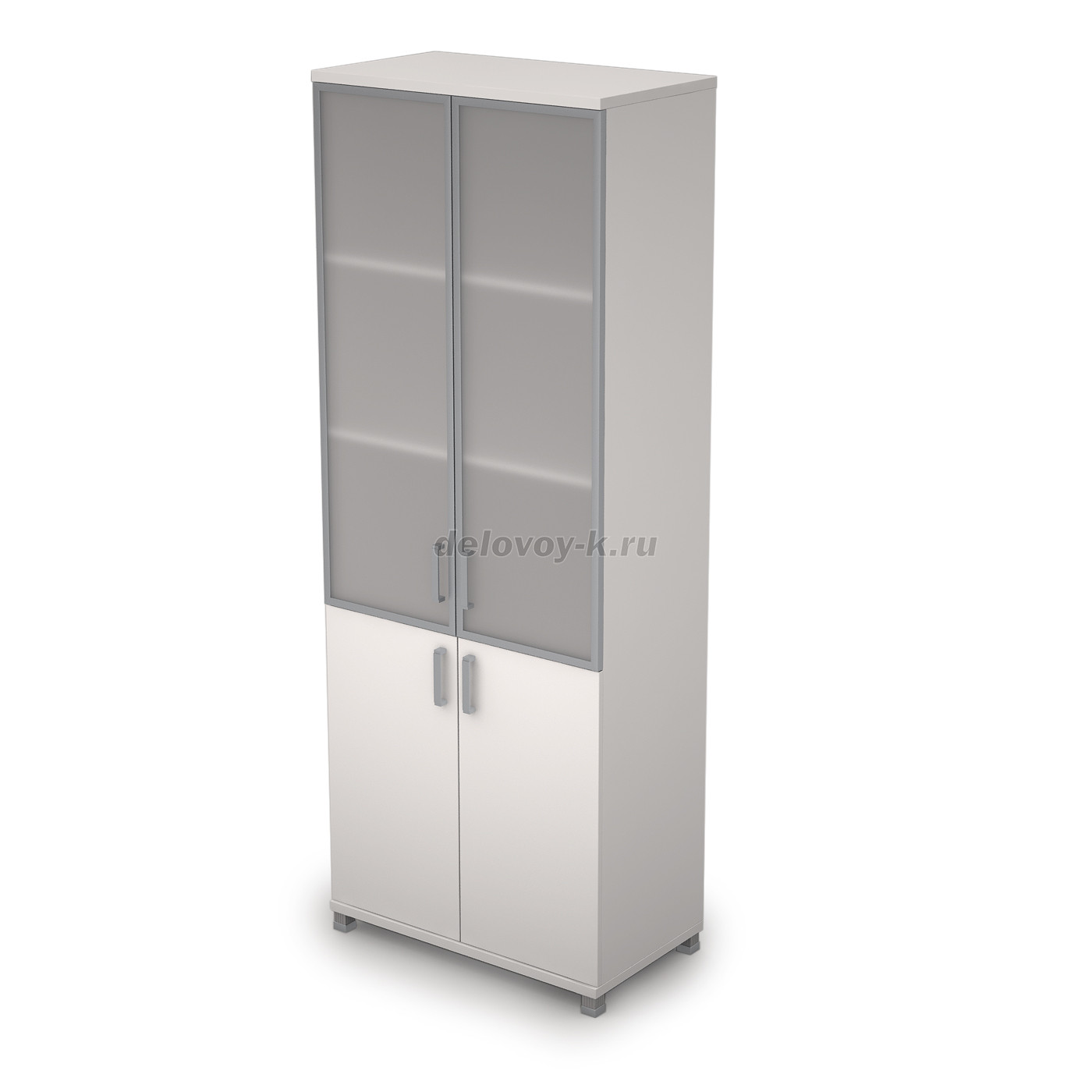 6Ш.005.4 Шкаф для документов высокий со стеклом (800*450*2116) фото