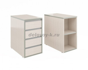 Тумба приставная с полкой с замком V-3.4ц/з рис1